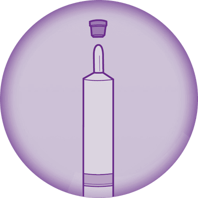 Icon showing removal of the cap